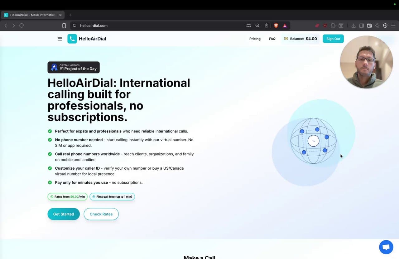 HelloAirDial demo video thumbnail - Click to play